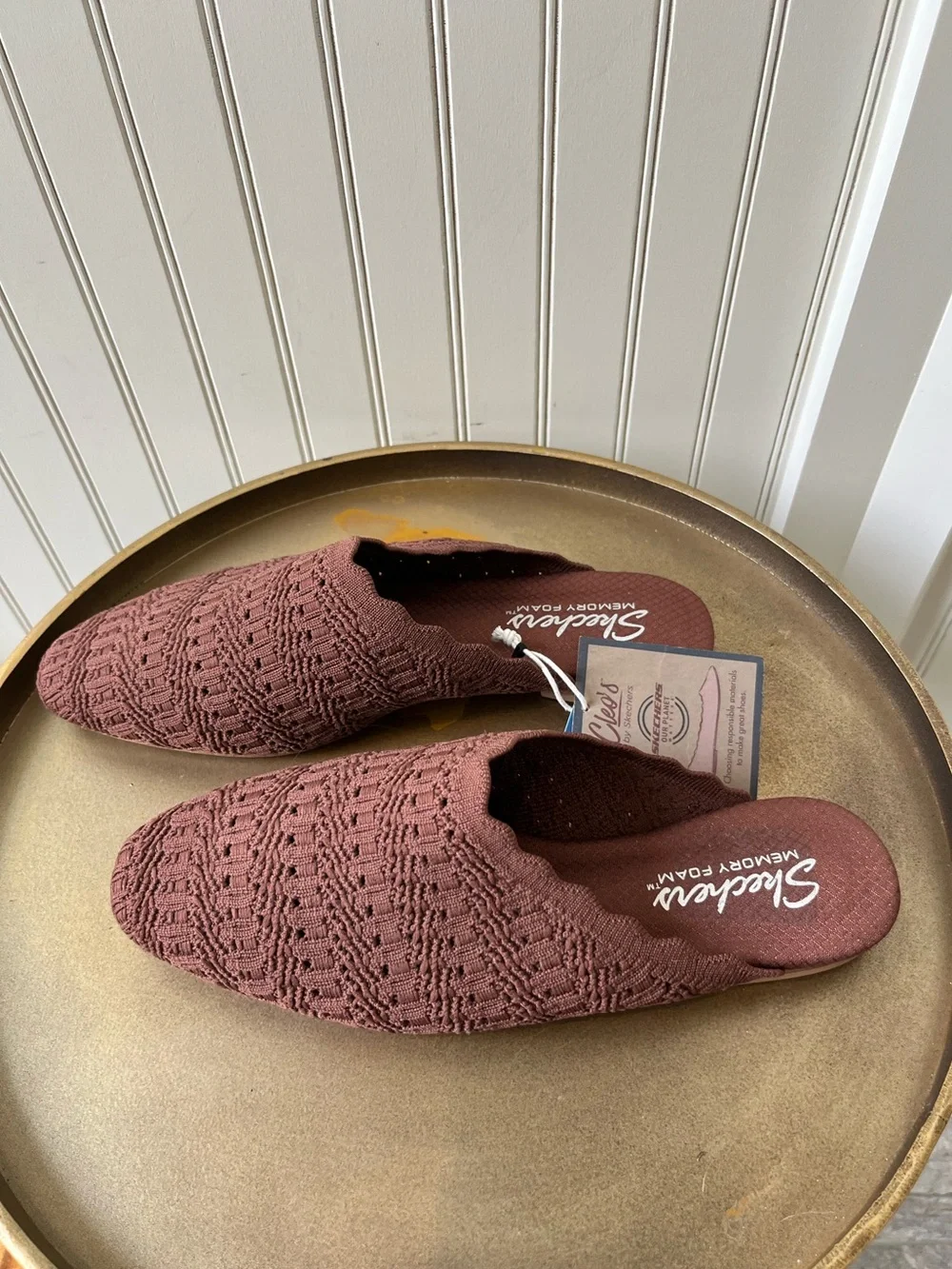 NEW SKECHERS WOMEN’S CLEO SNIP-SWEET DAFFODIL MULE | CINNAMON | 7 | NEW WITH TAG - Picture 3 of 14
